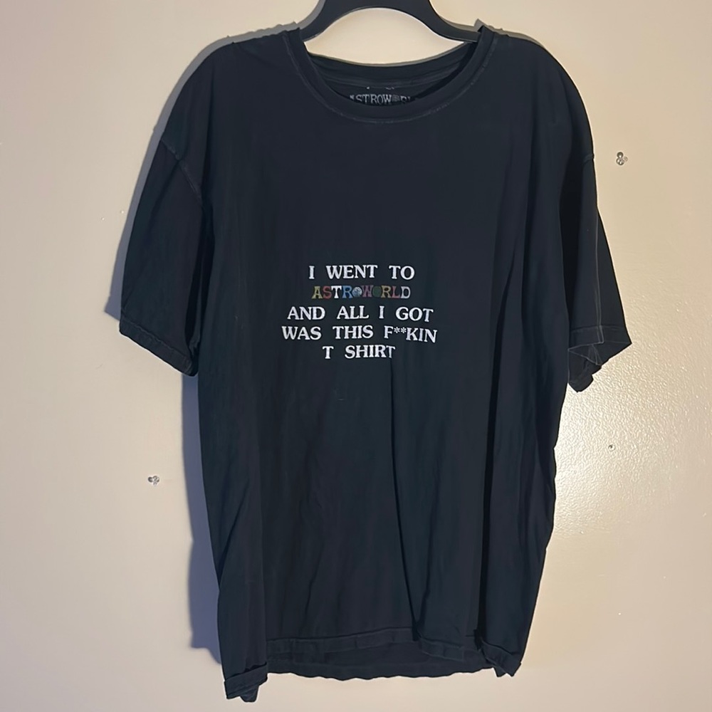 Travis Scott AstroWorld T-shirt, size XL